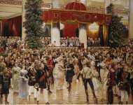 Kardovsky Dmitry Nikolaevich Ball at the Assembly Hall of the Nobility in St Petersburg on 23 February 1913 - Hermitage